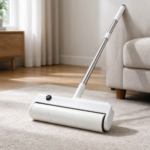 Long Handle Lint Roller for Pet Hair with Refills and Scraper