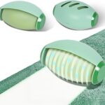 Mint Green Reusable Lint Roller with Protective Cover for Pet Hair